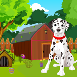 Games4King Cute Dalmatian Dog Rescue Walkthrough